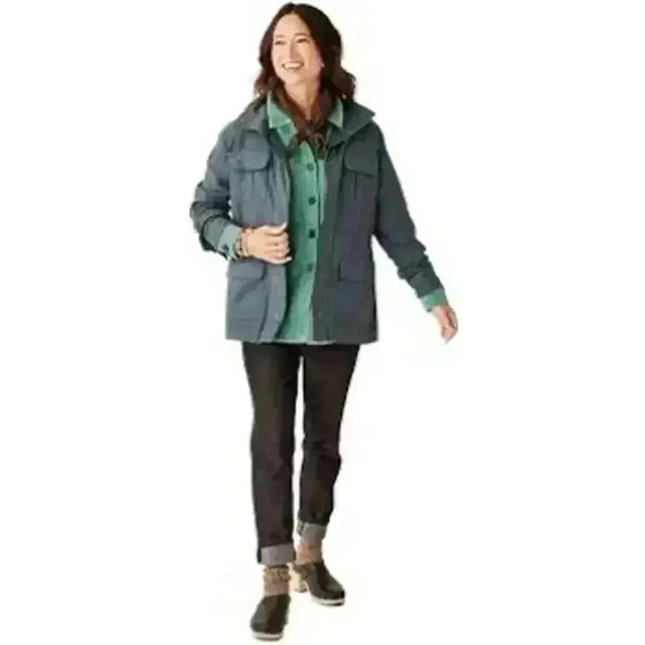Carve Designs Women's Opal Utility Jacket Color Slate Size L - Picture 1 of 12